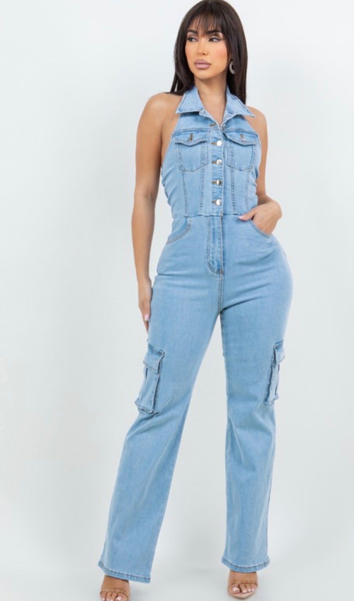 Lex Denim Jumpsuit