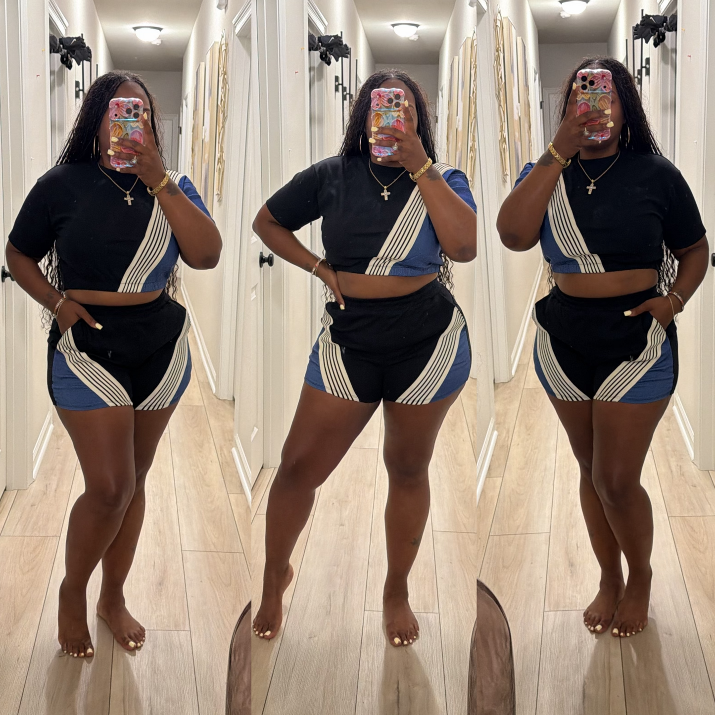 Denim Contrast Set