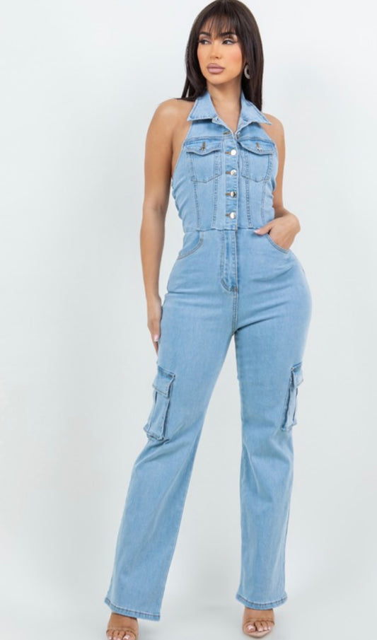 Lex Denim Jumpsuit