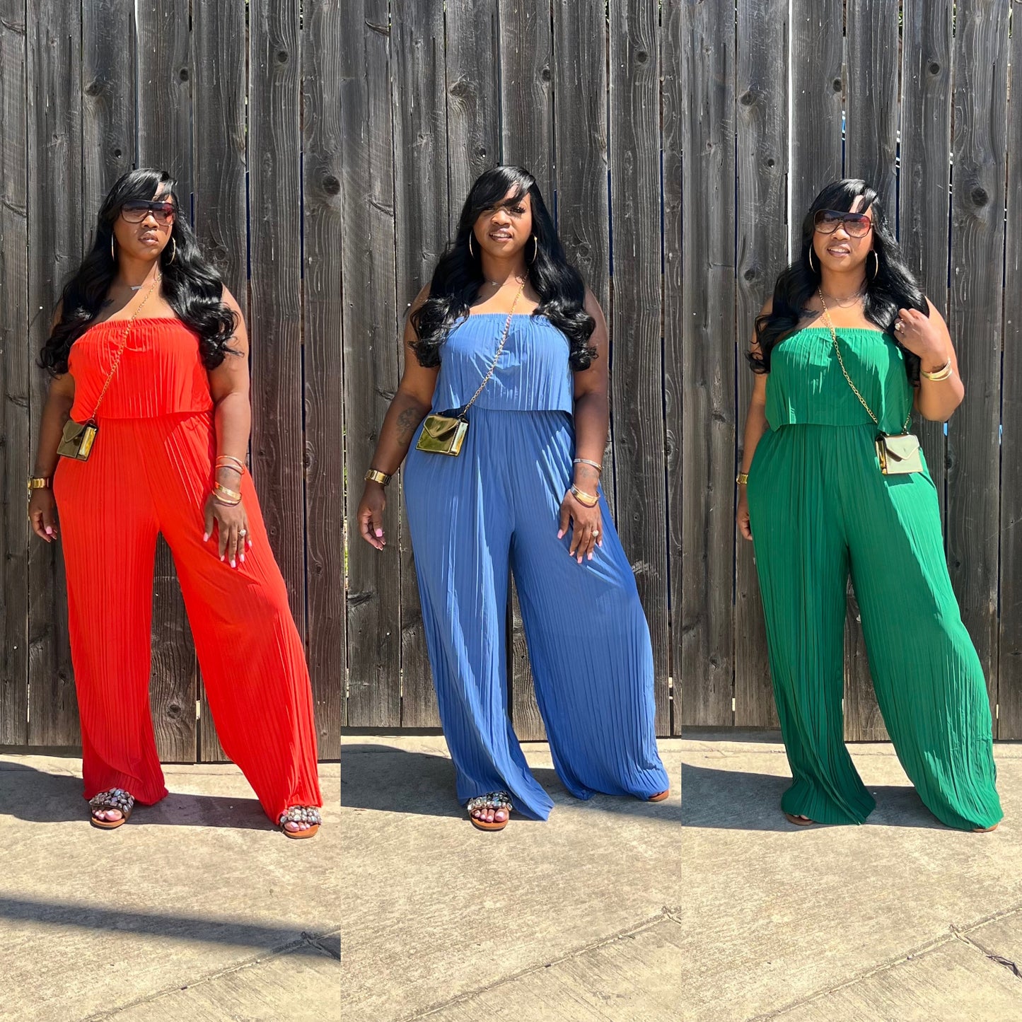 Venezia Pleated Jumpsuit