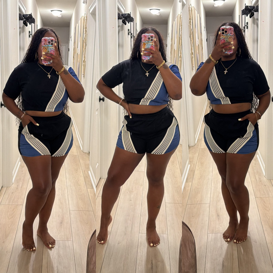 Denim Contrast Set