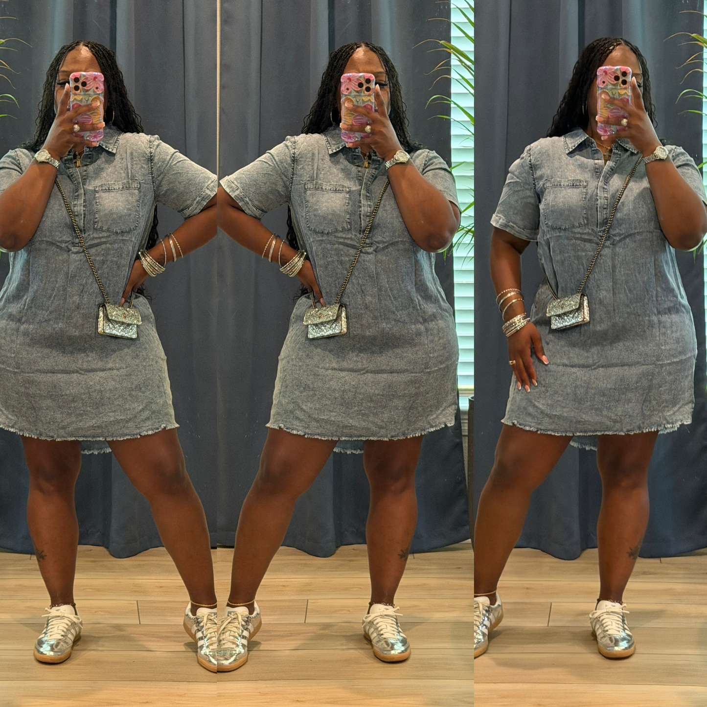 Denim T-shirt Dress